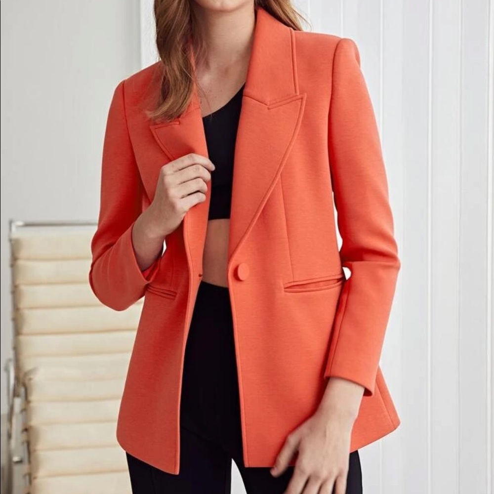 MOTF - Cotton Single Button Blazer